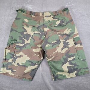 ROYAL BLUE Y2K Camo Cargo Shorts Men's 2XL‎ Hip Hop Grunge Skater Streetwear